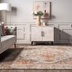 preview thumbnail 6 of 11, Brooklyn Rug Co Sofia Faded Persian Medallion Area Rug