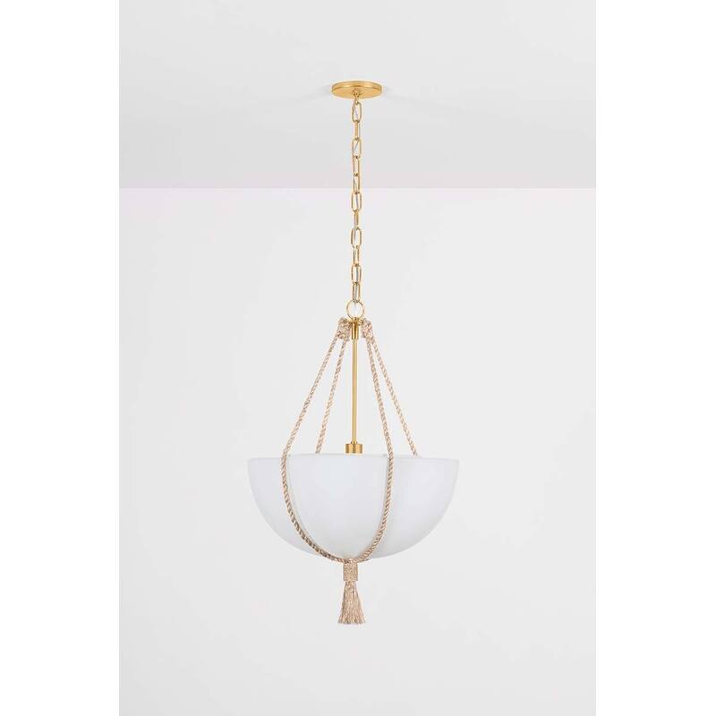 Hudson Valley Lighting 1020 Amberley 20" Wide Pendant with Matte Opal