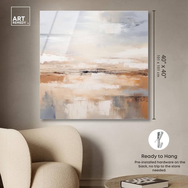 Coastal Calm Acrylic by Art Remedy, Ready to Hang
