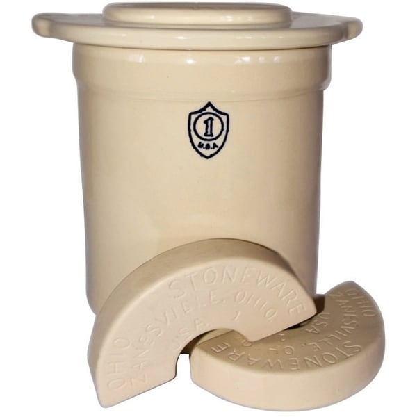 Ohio Stoneware 12171 Crock Set, 1 Gallon