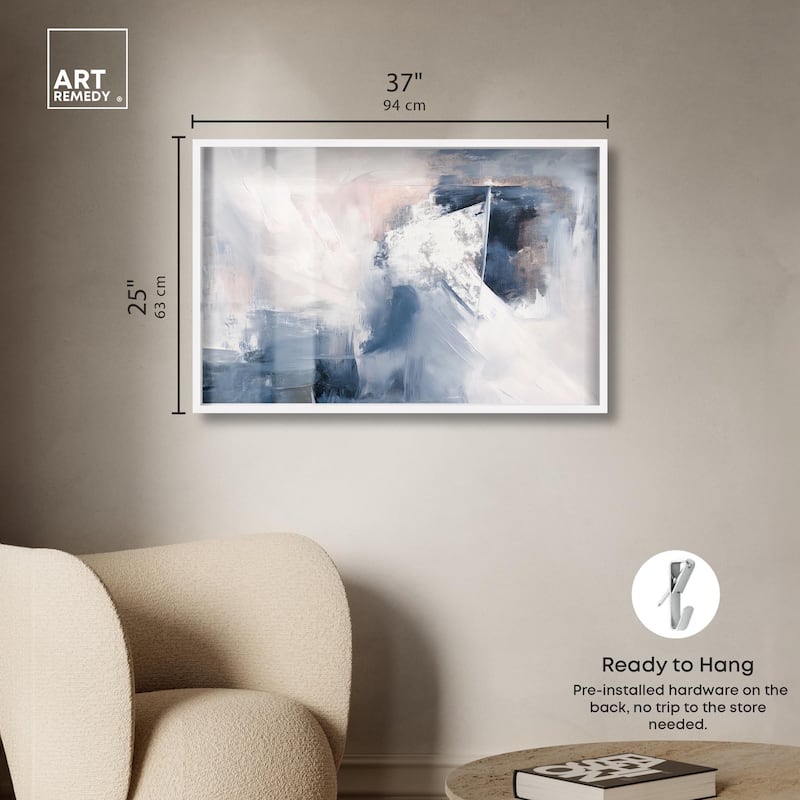 Blue Rapture II Shadowbox by Art Remedy