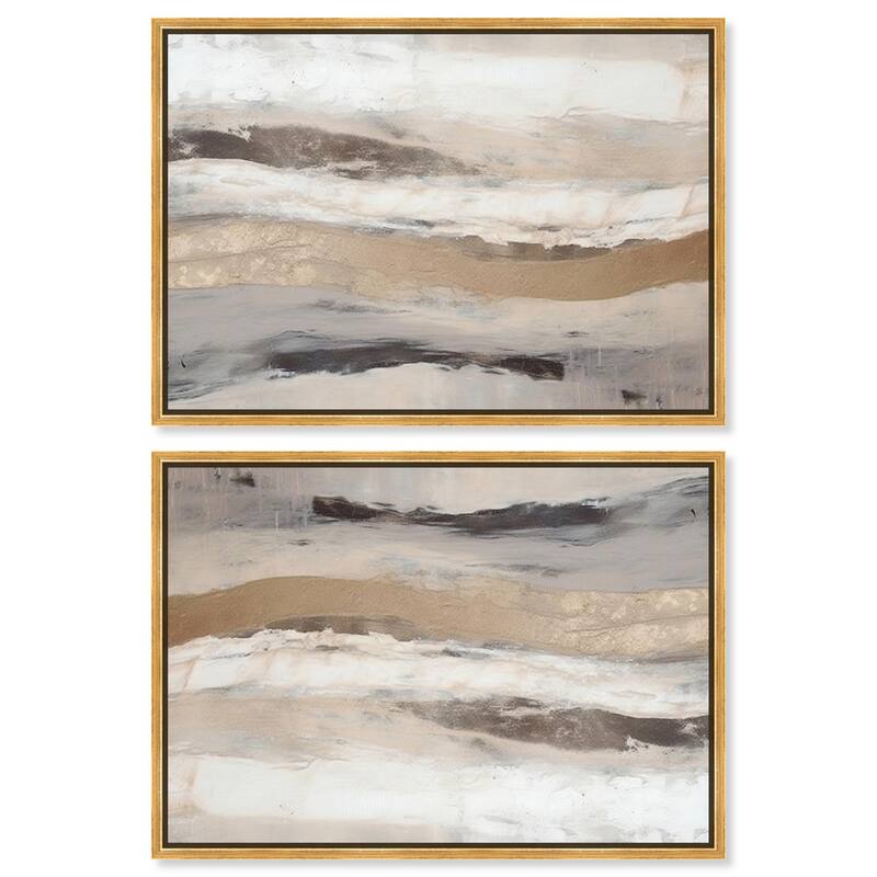 Cloudborn Glow I Canvas by Art Remedy - 15" x 10" - Silver