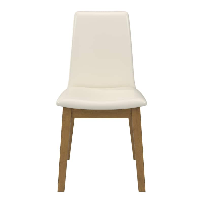 Harstad 47" Wood Finish Fixed Top Round Dining Set by iNSPIRE Q Modern