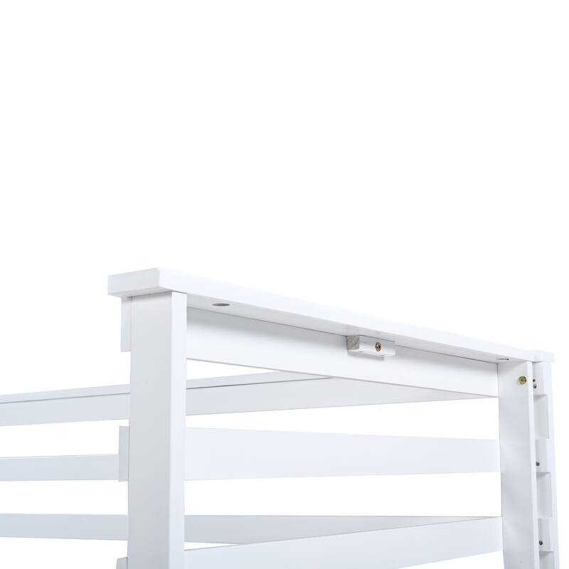 Patio Wooden Twin Size Swing Daybed Porch Swing Frame with 4pcs 96-inch Hemp Ropes for Backyard, Garden