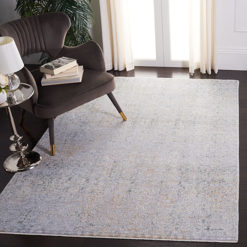SAFAVIEH Webster Kadi Vintage Rug - 8' x 10' - Grey/Beige