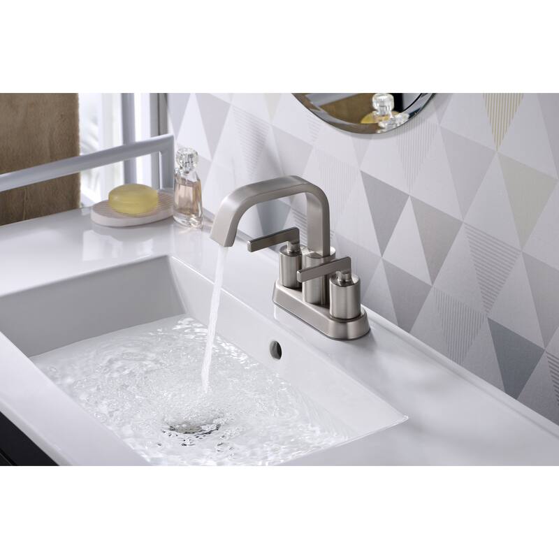 Ultra Faucets Ardua Collection Two-Handle 4" Centerset Lavatory Faucet