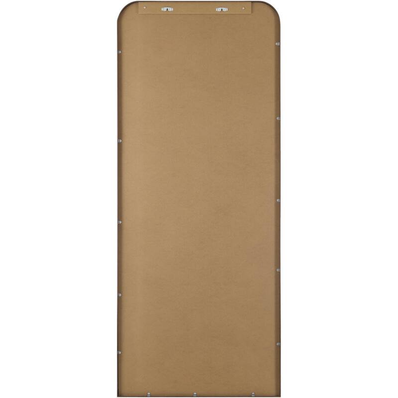 Livabliss Aranya Modern Aluminum Full Length Squared Arch Mirror - 67"H x 28"W x 1"D