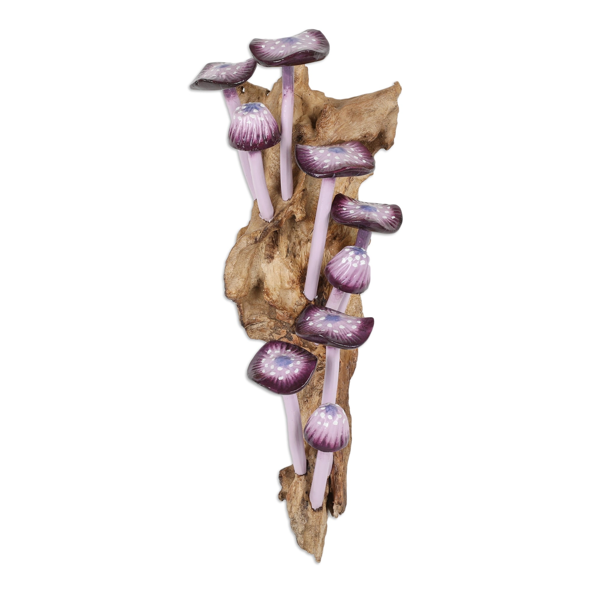 Novica Handmade Purple Woods Wood Wall Sculpture