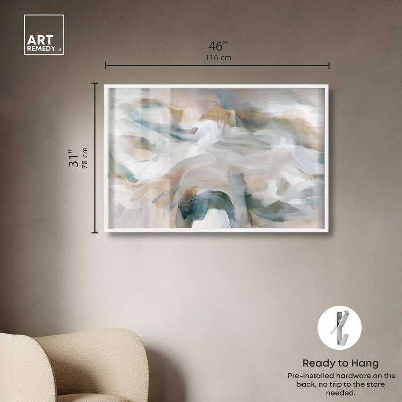 Whispering Colors IV Shadowbox by Art Remedy