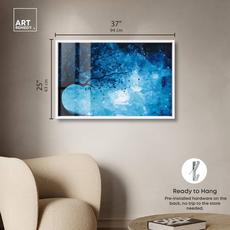 Fire and Ice Tree II Shadowbox by Art Remedy
