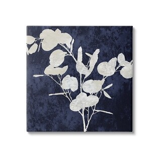 Stupell Abstract Plant Leaves Modern Botanical Shapes Canvas Wall Art ...
