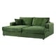 preview thumbnail 1 of 22, HULALA HOME Brigida Modern Oversized Loveseat Sofa Chaise Daybed Green