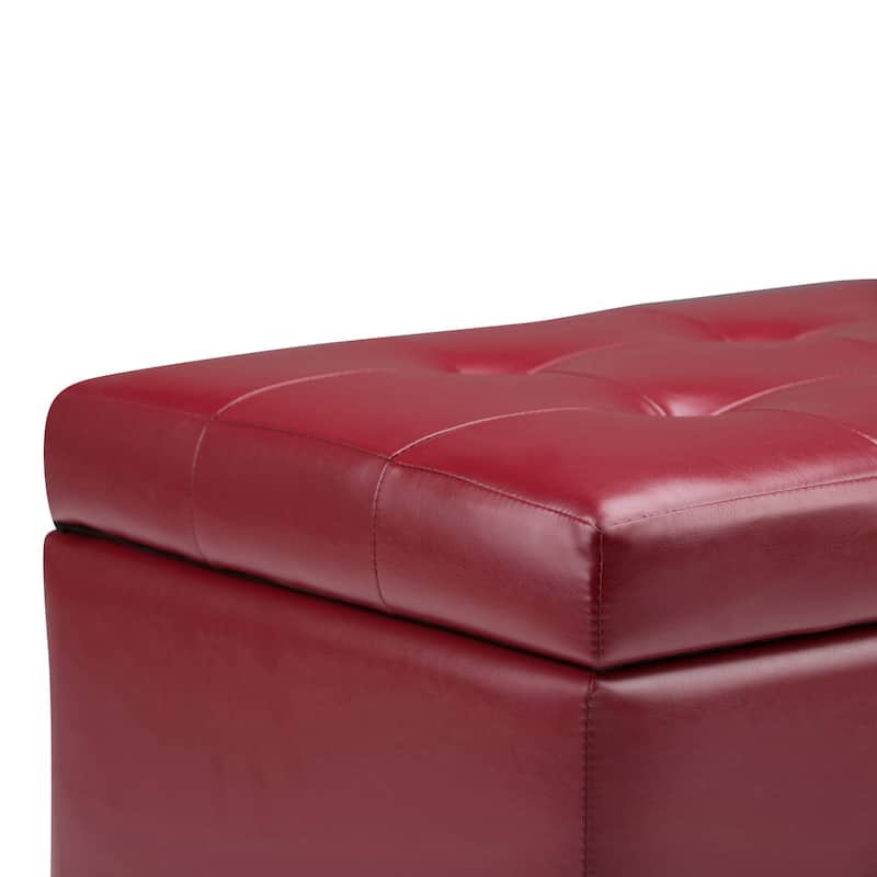 WYNDENHALL Essex 34-in. Wide Rectangular Storage Ottoman