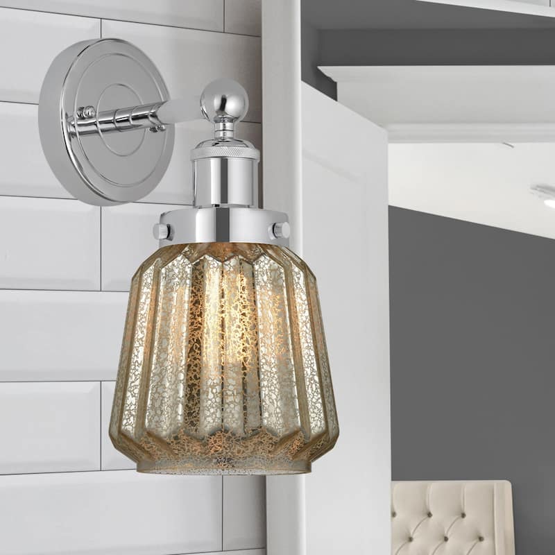 Innovations Lighting 616-1W-10-7 Chatham Sconce Chatham 10" Tall Wall