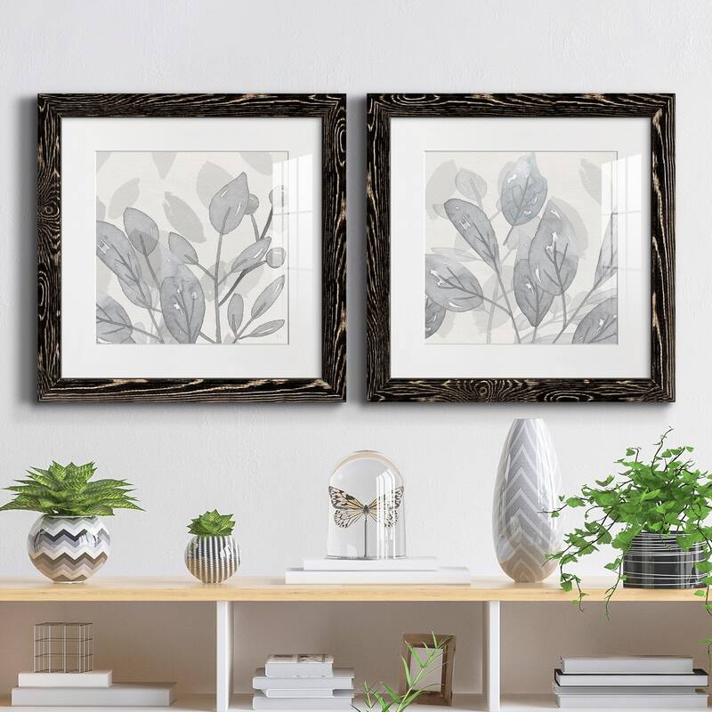 Shadow Leaves I-Premium Framed Print - Ready to Hang