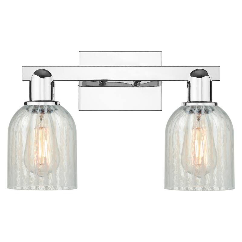 Innovations Lighting Endless Possibilities Arcadia - Caledonia - 2 Light 16" Bath Vanity Light - Mouchette/Polished Chrome
