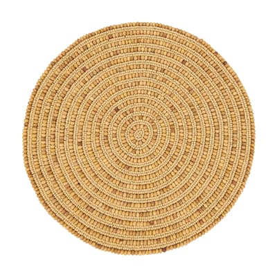 Beaded Spiral Swirl Placemat (Set of 4) - 14"x14"