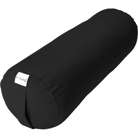 Sol Living Cylindrical Cotton Yoga Bolster