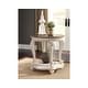 preview thumbnail 1 of 3, Realyn End Table - White/Brown