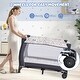 preview thumbnail 15 of 22, 3-in-1 Baby Playard with Bassinet, Changing Table Music Toy Included Carry Bag for Newborn to Toddler