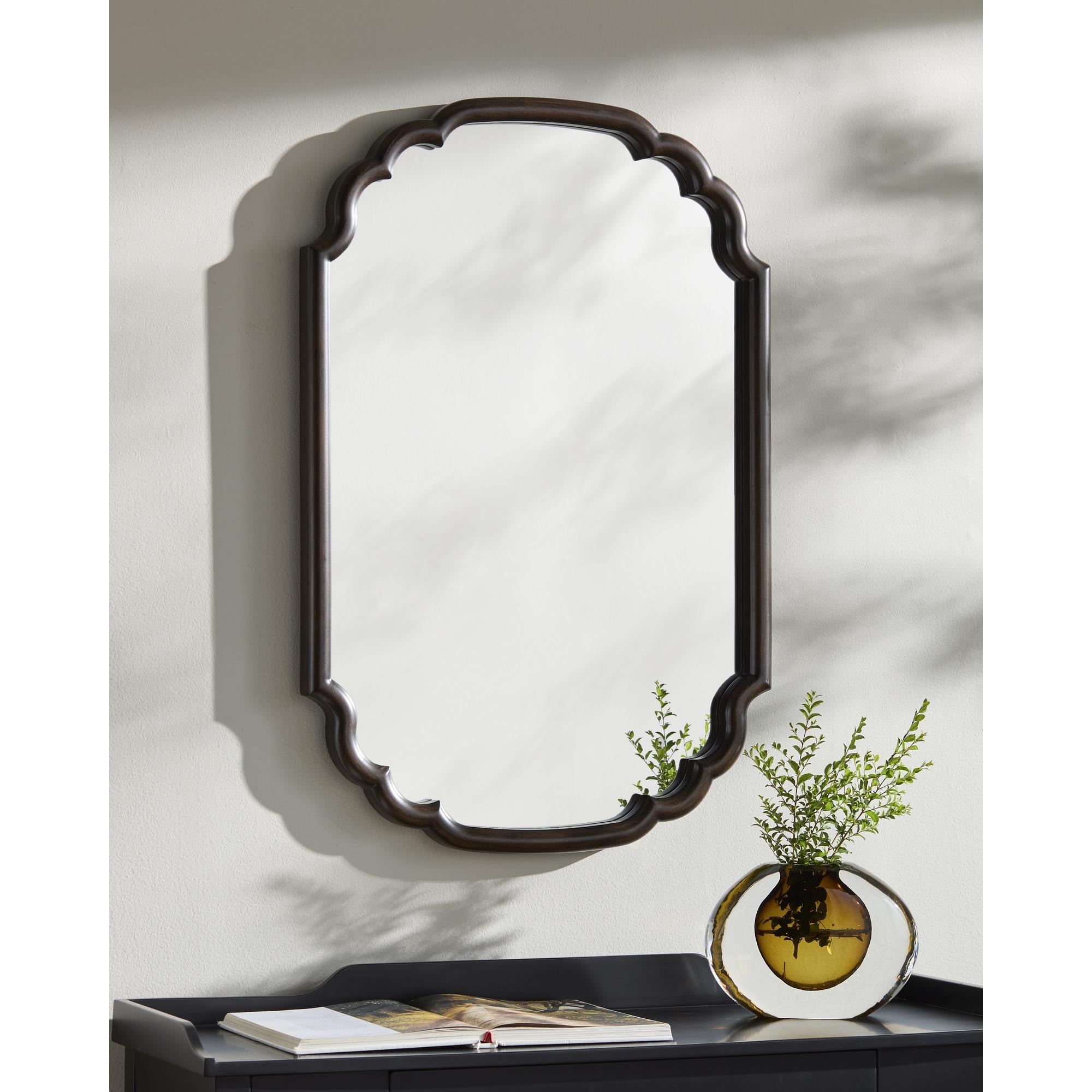 Livabliss Renee Modern Accent Mirror - 36"H x 24"W x 2"D
