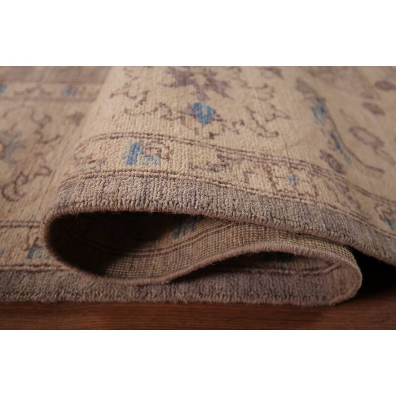 Oushak Turkish Area Rug Vegetable Dye Handmade Wool Carpet - 8'8" x 11'8"