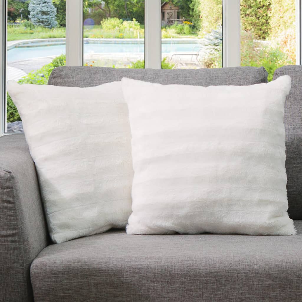 Cheer Collection Decorative Throw Pillows for Couch & Bed (Set of 2)
