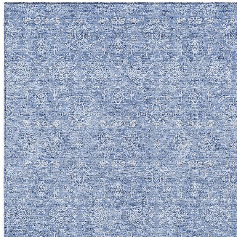 HomeRoots Floral Transitional Rectangle Outdoor Rug