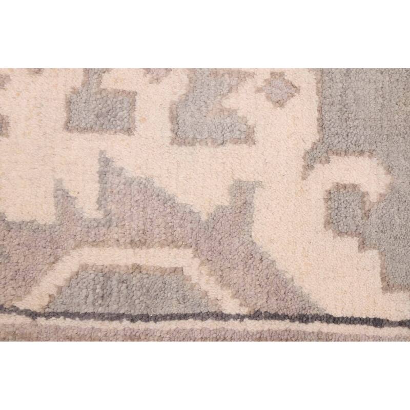 ECARPETGALLERY Hand-knotted Royal Oushak Grey, Sage Wool Rug - 9'1 x 12'1