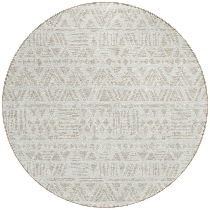 HomeRoots Southwestern Transitional Rectangle Outdoor Rug