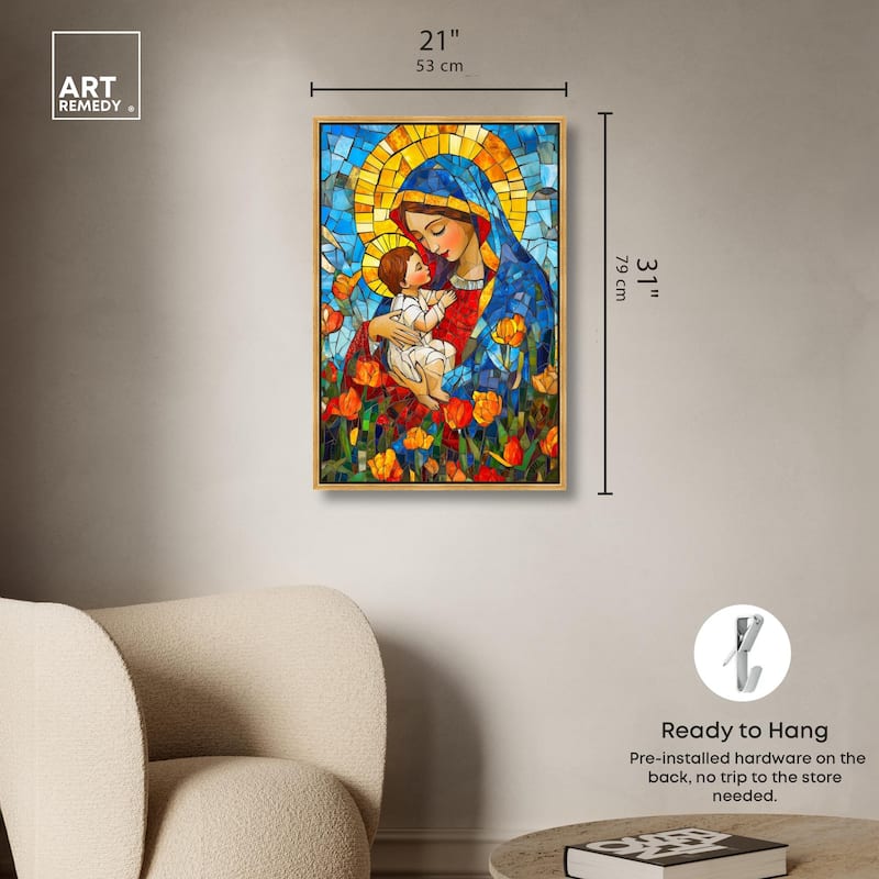Glass Gospel I Canvas by Art Remedy