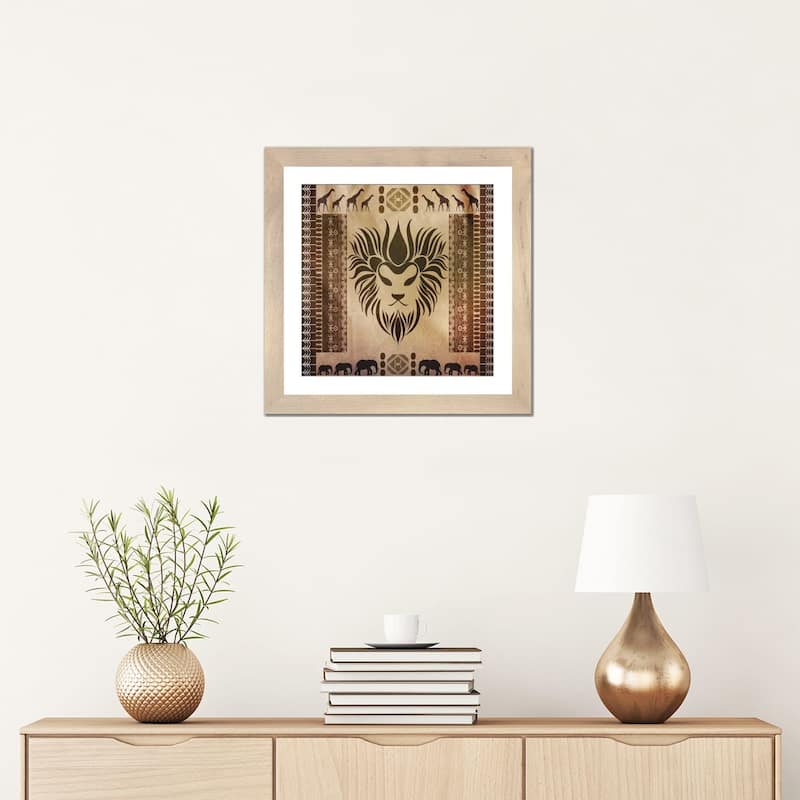 iCanvas "King of Africa" by Unknown Artist
