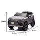 preview thumbnail 2 of 7, LEXUS LX600 24V Two-Seater Kids Ride-On Car with Remote Control, Bluetooth, MP3, Speeds 1.86-3.11 MPH