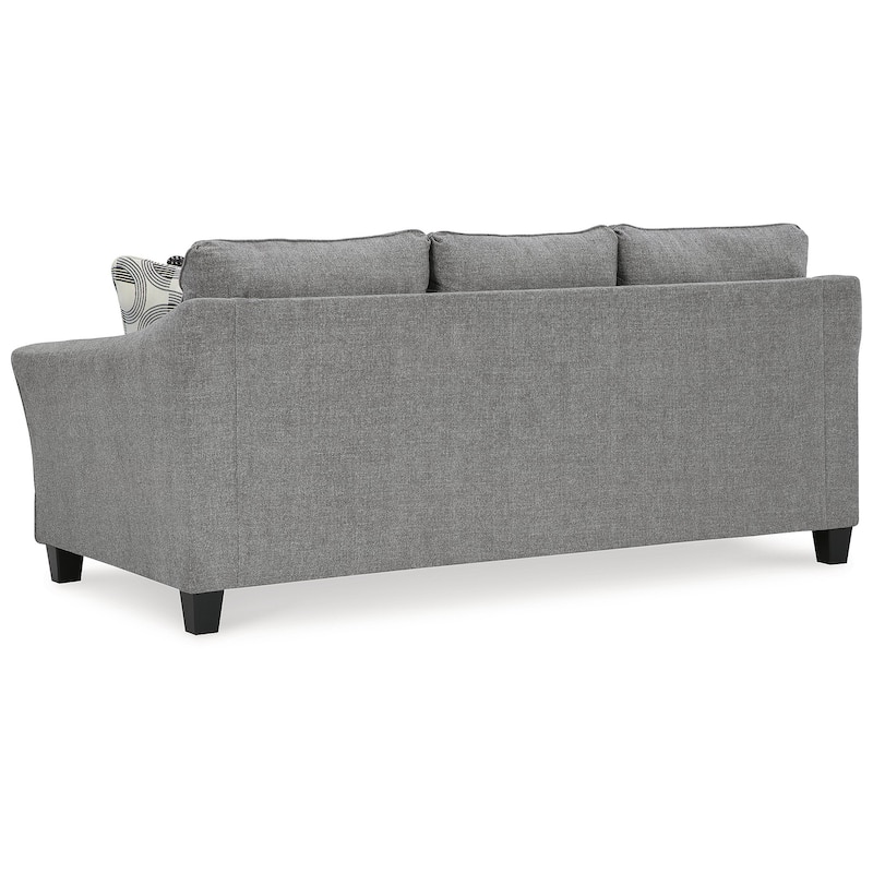Signature Design by Ashley Mathonia Smoke Sofa - 92"W x 40"D x 41"H