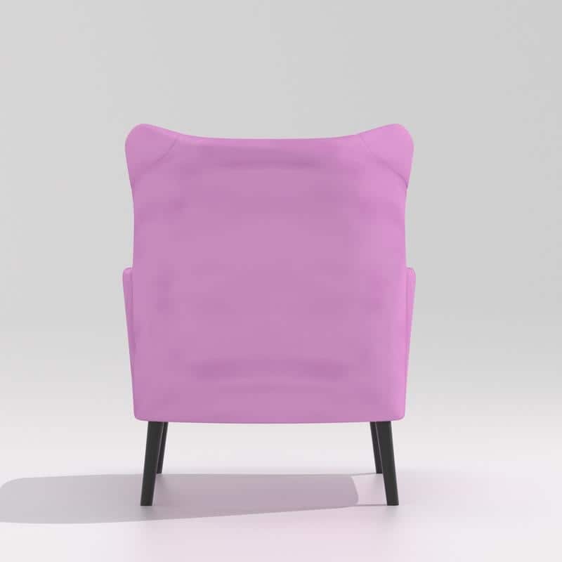 Velvet Tuft Thick Cushion Accent Chair (Set of 2)