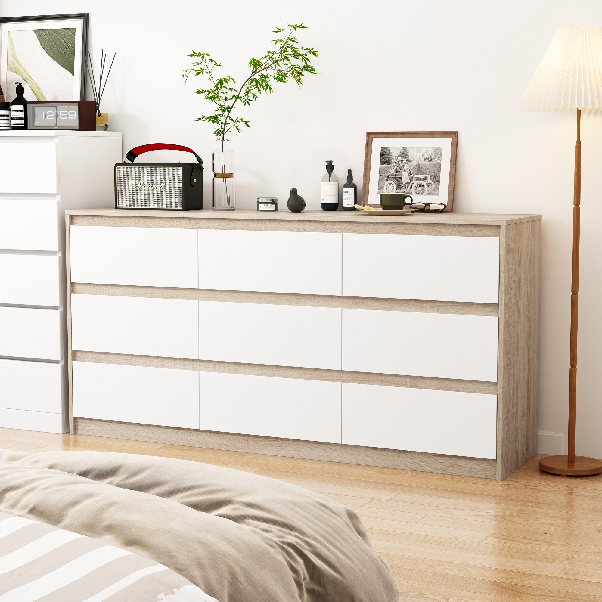 Overstock outlet white dresser
