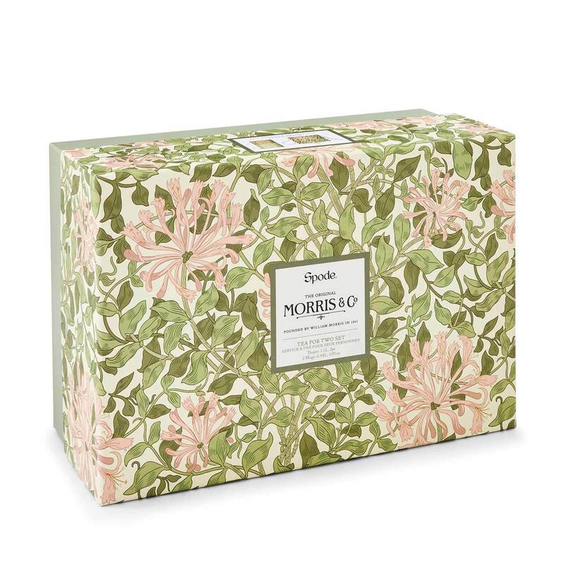 Spode Morris and Co Teapot and Mug Set - 32 oz Teapot and 10 oz Mug