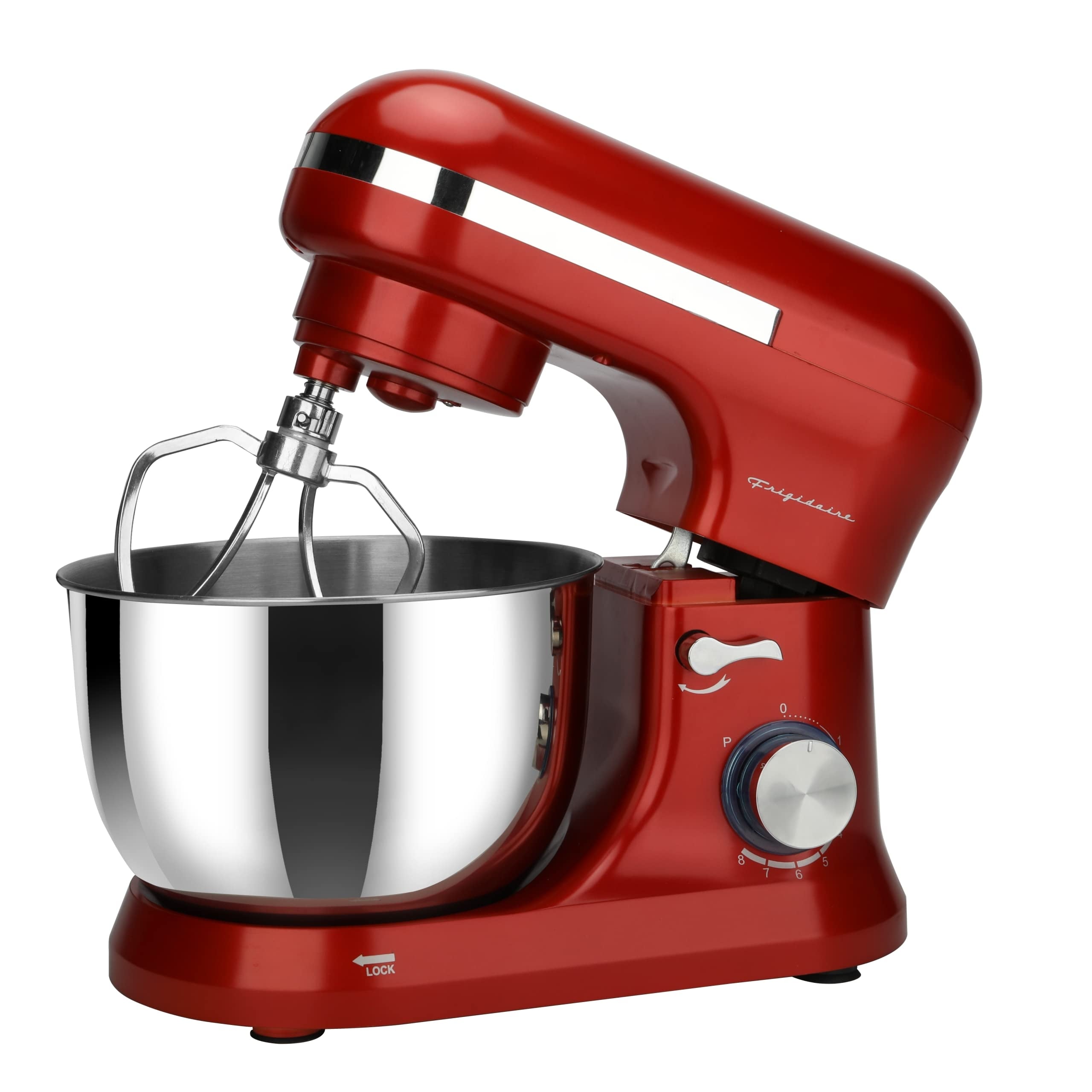 Electric Stand Mixer, 4 Quarts, Dough Hook, Flat Beater