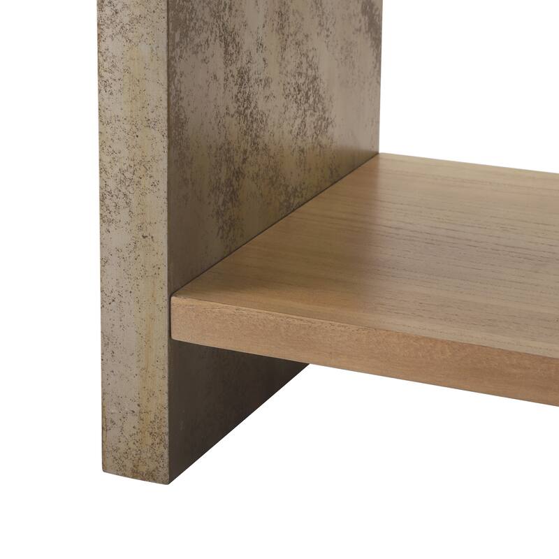 Christopher Knight Home - Quillson MDF 1-Drawer Nightstand with Smooth Glide Drawer