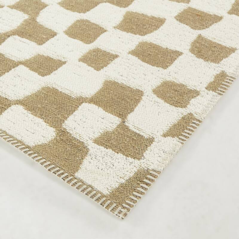 Hines Modern Checkered Indoor/Outdoor Area Rug