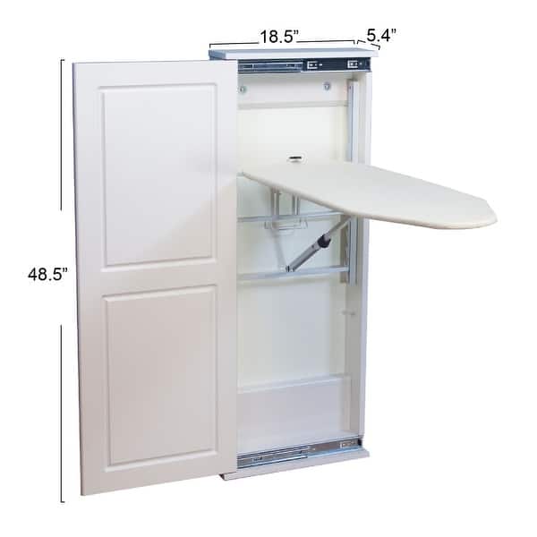Household Essentials Wall Ironing Board Cabinet - 18.5"L x 48.5"W x 5.4"H