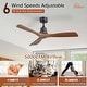 preview thumbnail 68 of 86, Sofucor 48/52 Inch Ceiling Fan with Light, Solid Wood Blades for Living Room, Bedroom,Smart Optional