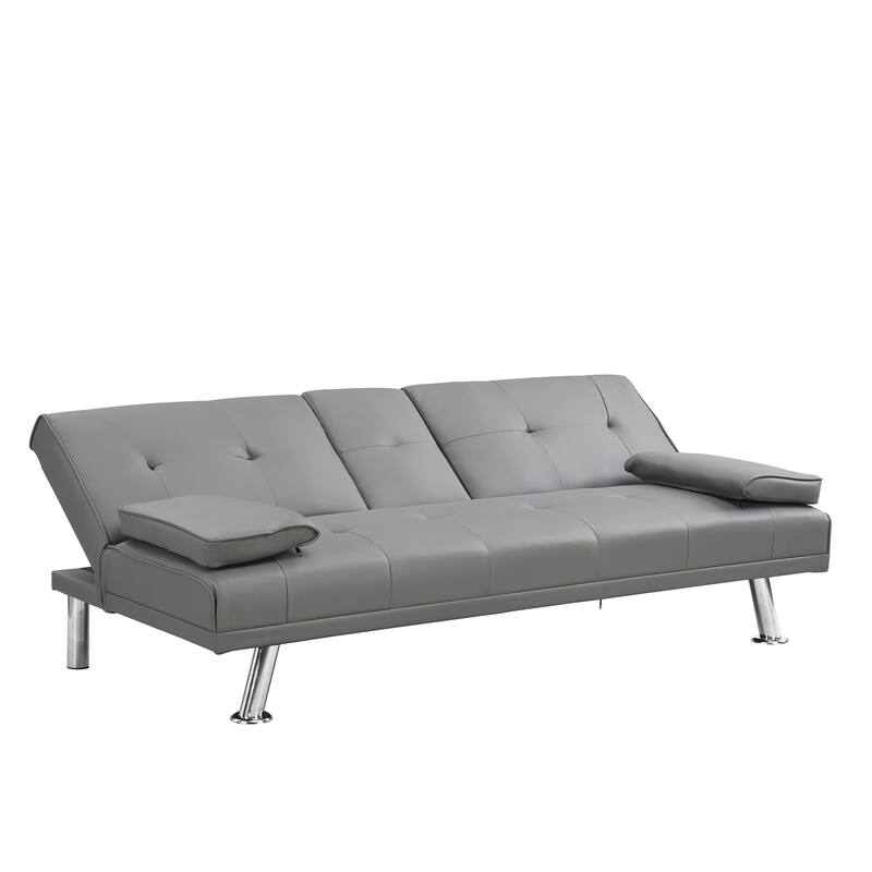 Sofa Bed with Armrest Two Holders