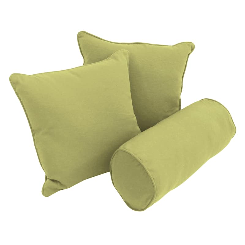 Delaney 3-Piece Twill Throw Pillow Set - Sage