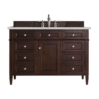 James Martin Vanities Brittany 48" Single Vanity, Burnished Mahogany