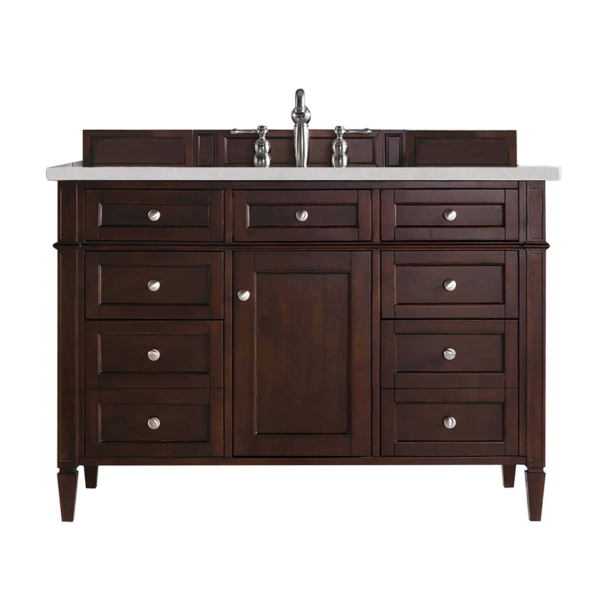 James Martin Vanities Brittany 48" Single Vanity, Burnished Mahogany