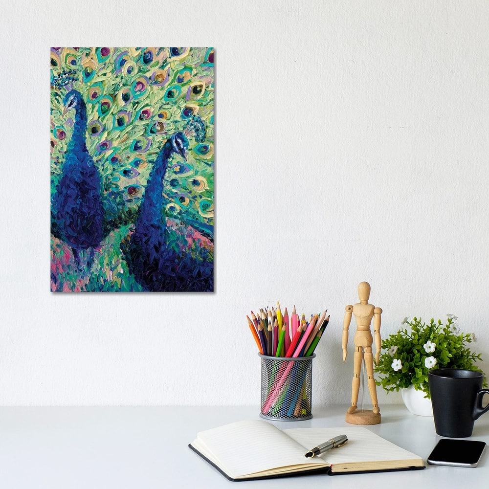 iCanvas "Gemini Peacock" by Iris Scott Canvas Print