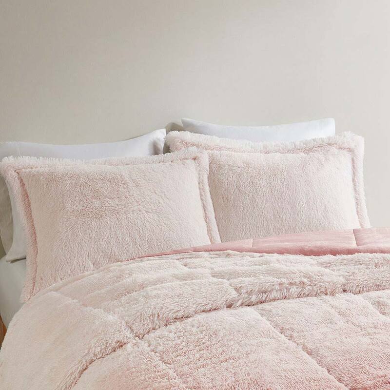 Ombre Shaggy Comforter Mini Set