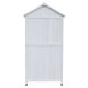 preview thumbnail 8 of 11, Christopher Knight Home-Amile Fir Wood Outdoor Storage Shed with Double Doors