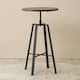 Option Adjutable Brown Bar Table